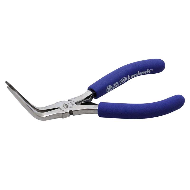 Aven Pliers Curved Needle Nose, 6 In. Sr Std Handle